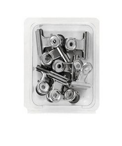 Aprieta papeles cromados spring