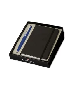 Bolígrafo Sheaffer VFM G9401, Azul neón CT + Libreta A6
