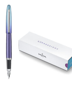 Pluma fuente Sheaffer VFM EXPRESSION azul y adorno cromado