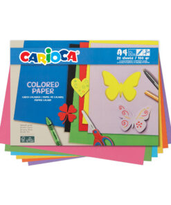 Carioca colored pad 100 gramos A4 20 hojas