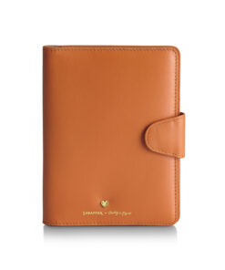 Funda para pasaporte Sheaffer Emily in Paris de cuero Naranja