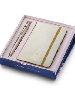 Set de regalo Sheaffer 100 Emily in Paris bolígrafo en color oro champán+ anotador