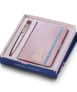 Set de regalo Sheaffer prelude mini Emily in Paris bolígrafo con cristal Swarovski + anotador